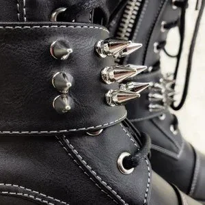 Demonia | Shoes | Mens Spiked Strap Goth Punk Platform Boots  display picture 1